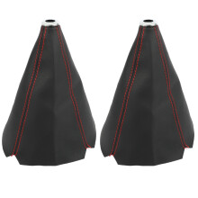 2X Universal Auto Manual Gear Shift Knob Boot Dust-Cover Gear Gaiter Cover Gear Shifter Boot Shift Knob Gaiter Boot