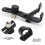 4Pcs Drum Microphone Clips Black Shockproof Clamp 11.6cm 5