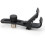 4Pcs Drum Microphone Clips Black Shockproof Clamp 11.6cm 9