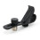4Pcs Drum Microphone Clips Black Shockproof Clamp 11.6cm 12