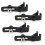 4Pcs Drum Microphone Clips Black Shockproof Clamp 11.6cm 14