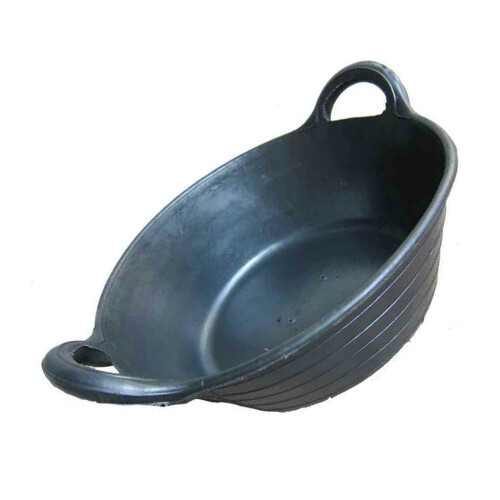 Secure Rubber Feed Bowl For Horses Featuring sparkling Finish