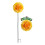 Flower Wind Spinner Windmill Toy Decoration Handheld-3 1