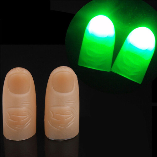 LED-Fingerringe für Kinder, 2 Paar, 4,5 x 3 cm