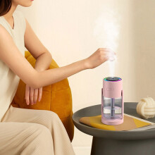 Colorful Ambient Light Wireless Humidifier 200g for Car & Home
