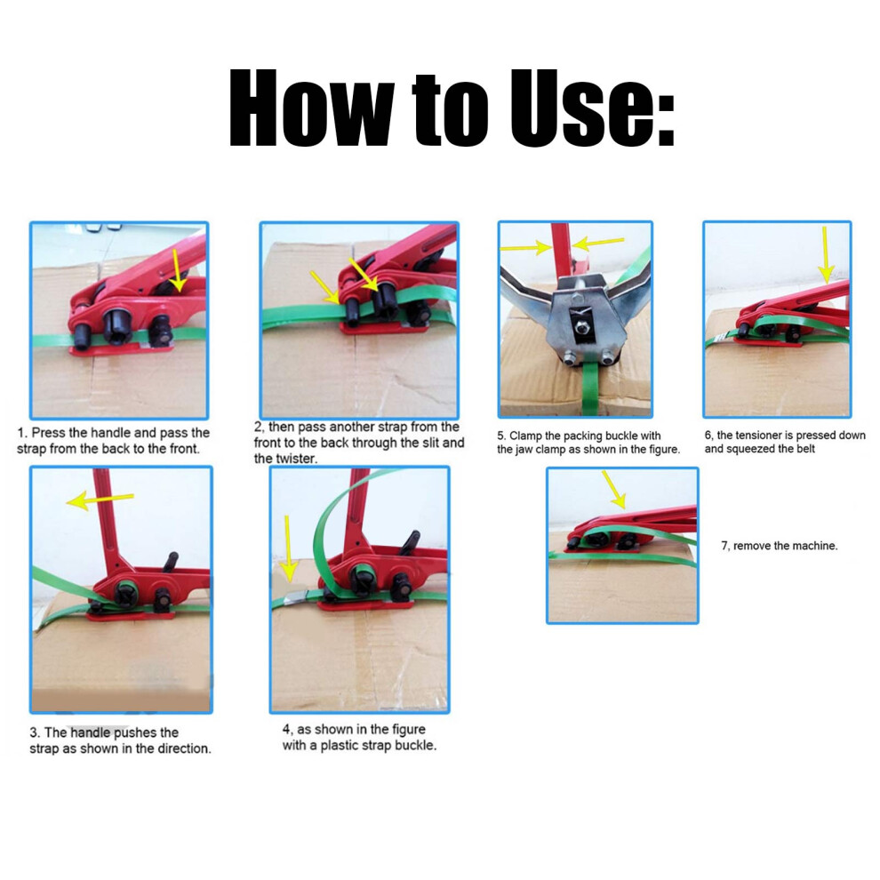Plastic Belt Tensioner with Blade Cutter