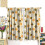 Honey Bee Curtains with Bee Flower Pattern Rod Pocket 4