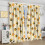 Honey Bee Curtains with Bee Flower Pattern Rod Pocket 5