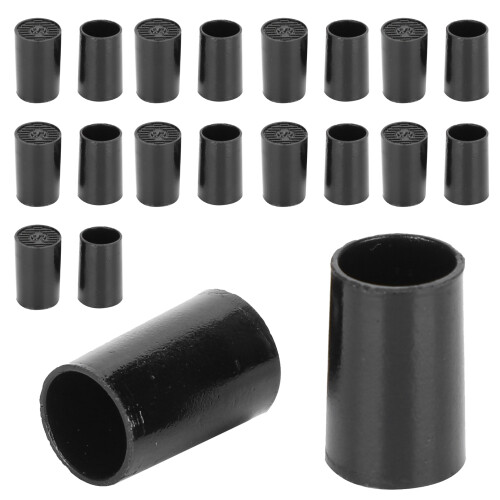 10 Pairs Black CPU Polyurethane High Heel Tip Caps 10mm Replacement 1