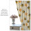 Honey Bee Curtains with Bee Flower Pattern Rod Pocket 8