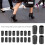 10 Pairs Black CPU Polyurethane High Heel Tip Caps 10mm Replacement 3