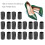 10 Pairs Black CPU Polyurethane High Heel Tip Caps 10mm Replacement 6