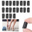 10 Pairs Black CPU Polyurethane High Heel Tip Caps 10mm Replacement 14