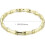 Stainless Steel Bamboo Style Classic Plain Open Clasp Bangle Bracelet 5