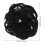 Αξεσουάρ μαλλιών Soimiss Black High Temp Silk για Messy Bun2 5