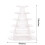 Plastic Cake Stand Display Tower White 2 Packs 3
