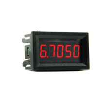 0,56 Zoll Hochpräzises Digitales Gleichstrom-Amperemeter, Gleichstrom 0-33 V, 3-Draht, 5-Stelliges Digitales Voltmeter, Rot