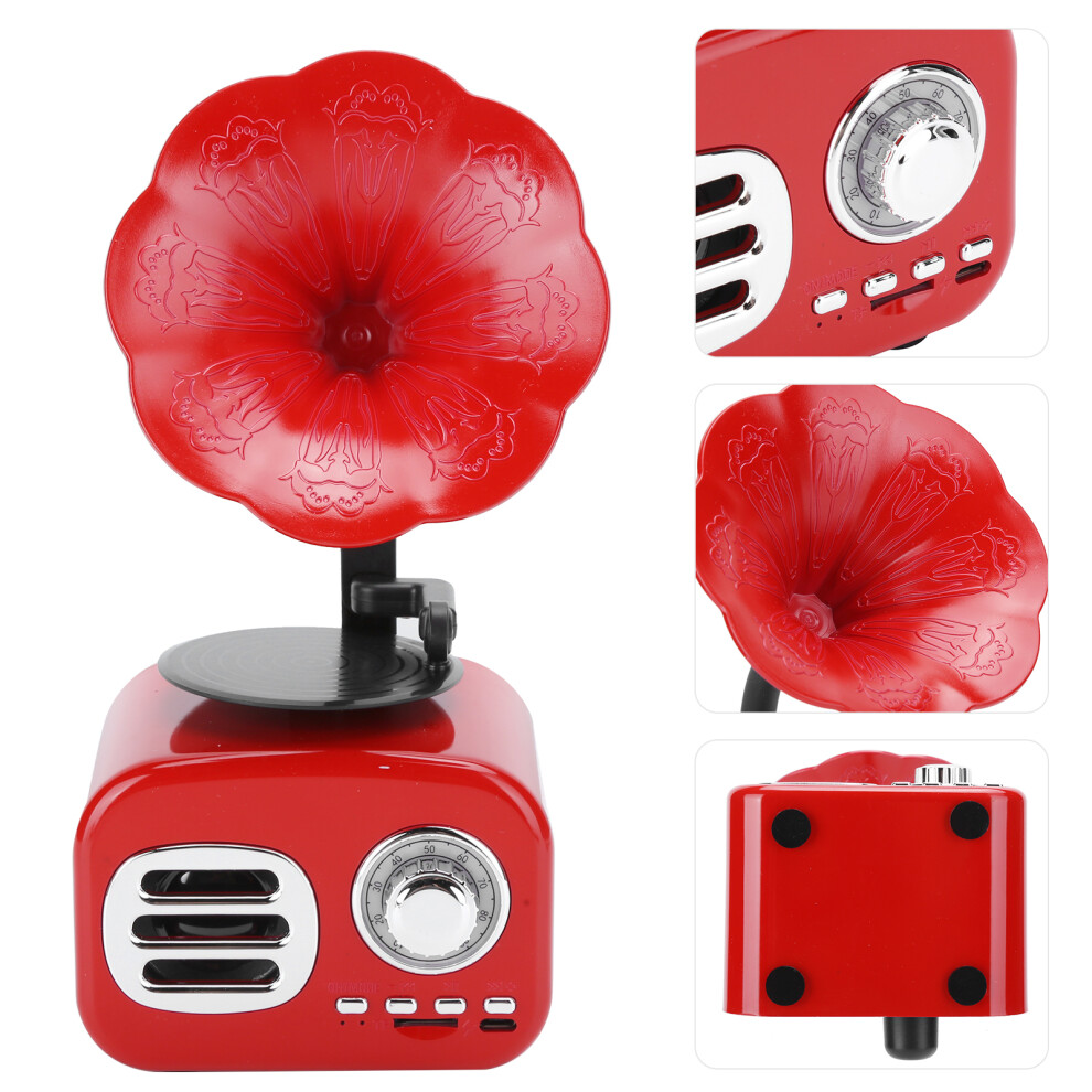 Vintage Bluetooth Loudspeaker Ft-05U 5W 2In 1200Mah Portable Speaker 9491391886792
