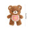 Blue Bear Plush Toy with Scarf - 10 Inch, Weighted Paws, 3