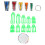 SILENRADAWN Sewing Quilting Tools Fabric Bias Tape Maker Tools Plastic 1 Set 3