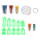 SILENRADAWN Sewing Quilting Tools Fabric Bias Tape Maker Tools Plastic 1 Set 6