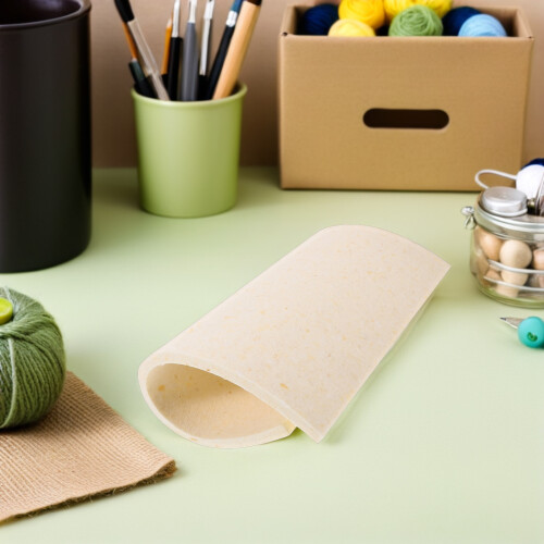 2Pcs Heat Press Insulation Mats Khaki Sponge Rubber for Ironing 2