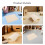 2Pcs Heat Press Insulation Mats Khaki Sponge Rubber for Ironing 4