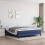 VidaXL vidaXL Boxspringbettgestell Blau 180x200 cm Stoff 2