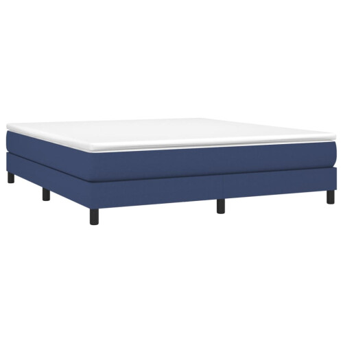 VidaXL vidaXL Boxspringbettgestell Blau 180x200 cm Stoff 2