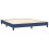 VidaXL vidaXL Boxspringbettgestell Blau 180x200 cm Stoff 4