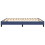 VidaXL vidaXL Boxspringbettgestell Blau 180x200 cm Stoff 6