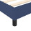 VidaXL vidaXL Boxspringbettgestell Blau 180x200 cm Stoff 7
