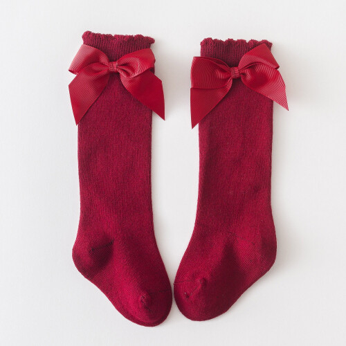 Toddler Knee-High and Mid-Calf Solid Socks Pack 1