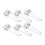 Adjustable Folding Base Legs 6 Pcs 8