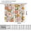 Retro 70s Floral Curtains Boho Pattern Rod Pocket Thermal 2 2