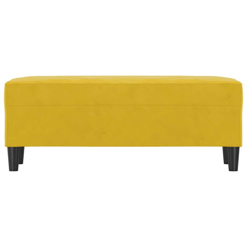 VidaXL vidaXL Sitzbank Gelb 100x35x41 cm Samt 2