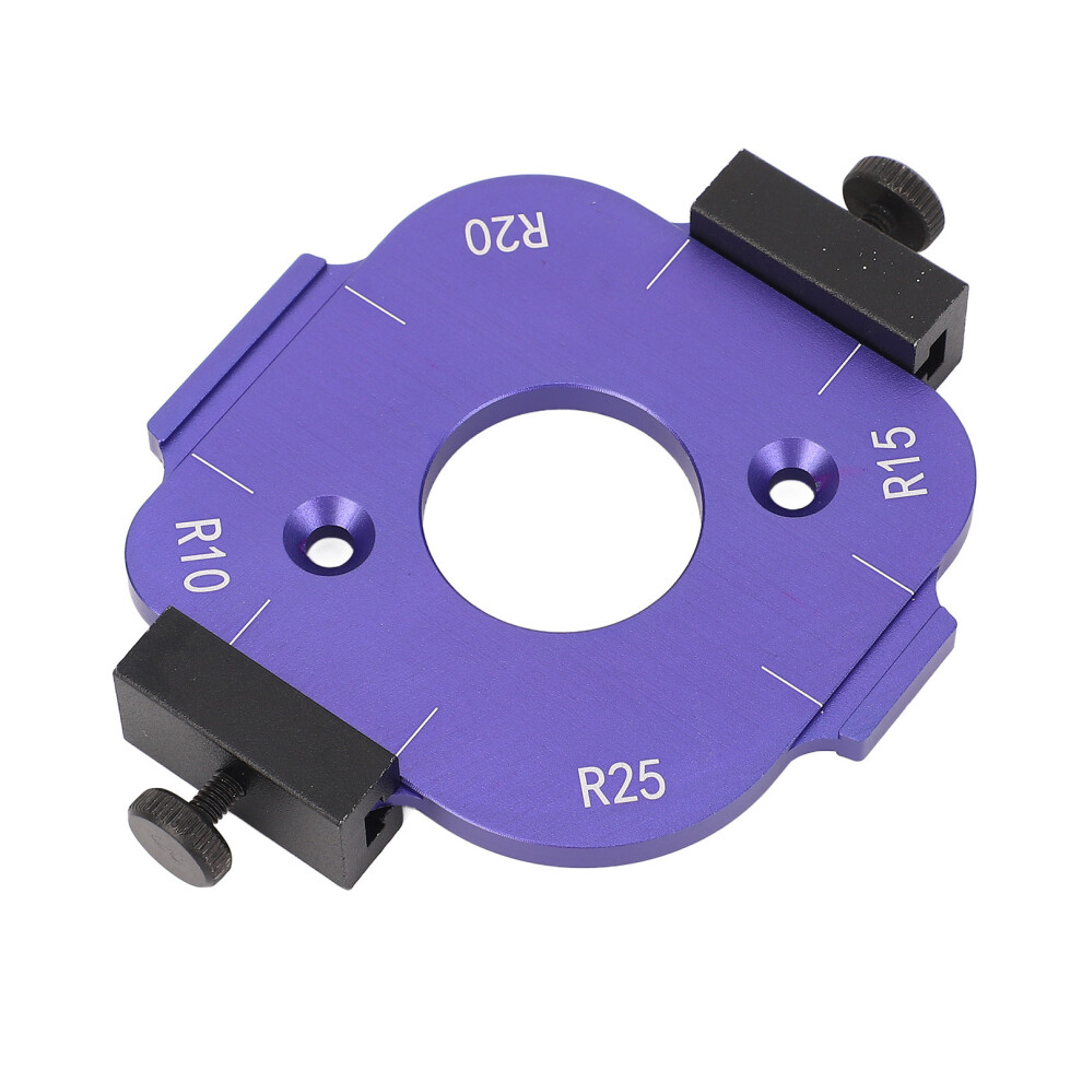 Round Corner Radius Template R10 R15 R20 R25 Aluminum Alloy Router Jig For Woodworking 4241391887641
