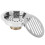 Copper Round Insectproof Floor Drain - Silver, 10x10cm 3