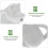 Soimiss Frothing Mug Animal Ceramic Pitcher White 2Pcs 3