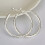 925 Sterling Silver Hoop Pierced Earrings L3-default 2