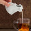 Soimiss Frothing Mug Animal Ceramic Pitcher White 2Pcs 4
