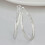 925 Sterling Silver Hoop Pierced Earrings L3-default 7