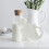 Soimiss Frothing Mug Animal Ceramic Pitcher White 2Pcs 8