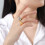 Bague constellation céleste en acier inoxydable pour femme 3