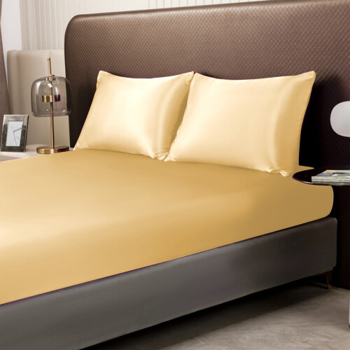 Non-Slip Fitted Sheet and Mattress Protector Full Size 2