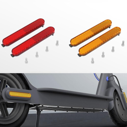ABS Scooter Side Cover with Reflective Strips 1