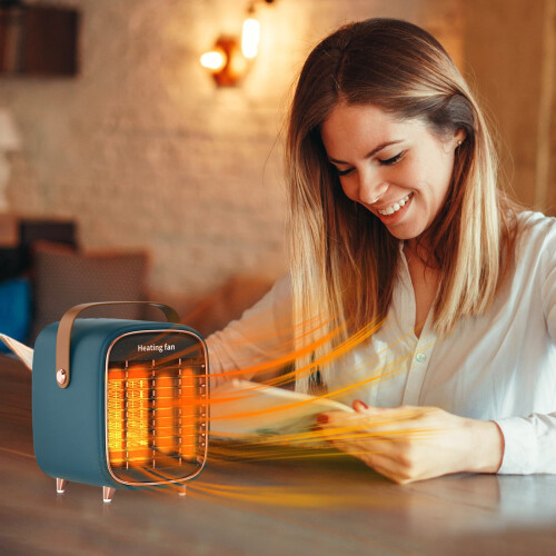 Mini Portable Space Heater 900W Quiet Fast Heating 2