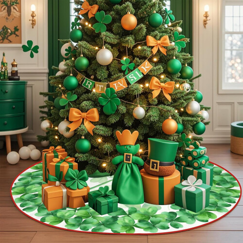 St. Patricks dag-trefot Grønn kløver 76 cm 2