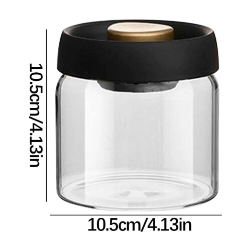 Glass Coffee Canister Airtight 1800ml 2