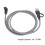 PACE Pro 1m 2-in-1 USB A/C-Ladekabel 2